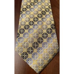 Fratelli Moda, Gold, 100% Silk, Made In Italy, Men’s Neck Tie